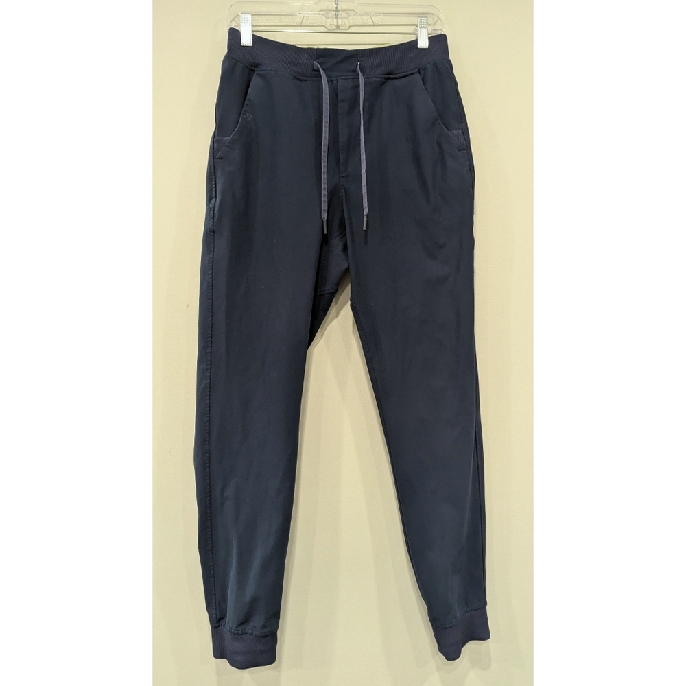 Birddogs Navy Blue Tie Waist Joggers Size Medium